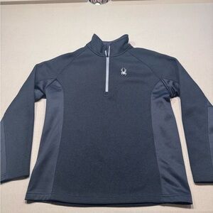 Spyder Black Outbound Half Zip Sweater